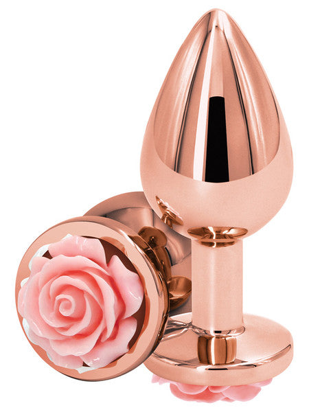 Rear Assets Rose Butt Plug - Pink
